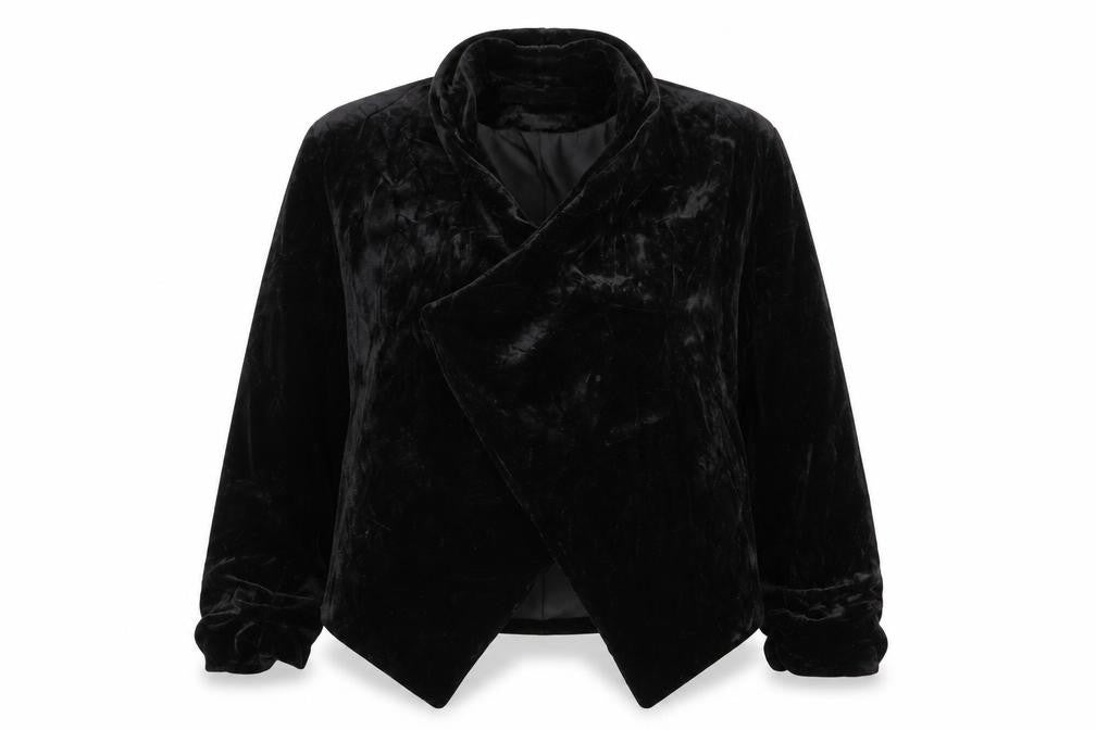Front view of New Look women’s black jacket blazer, size UK 10
