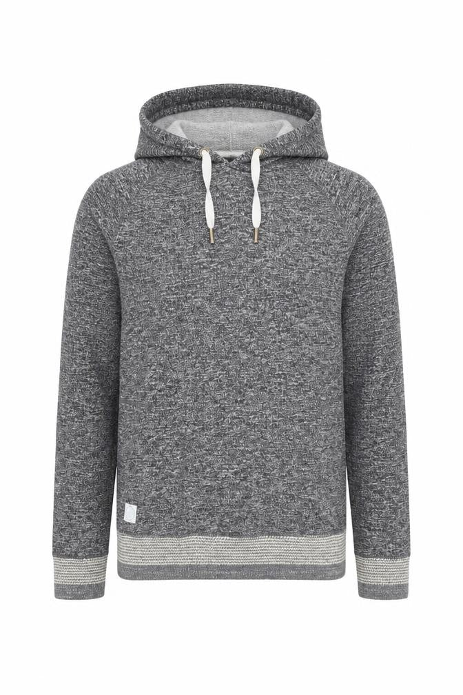 Front view of native south men’s grey jumper, size S