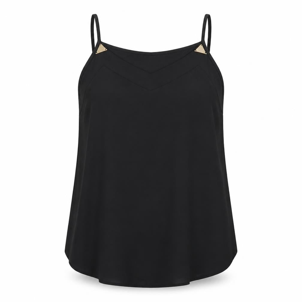 cameo rose Womens Black   Camisole Tank Size 14