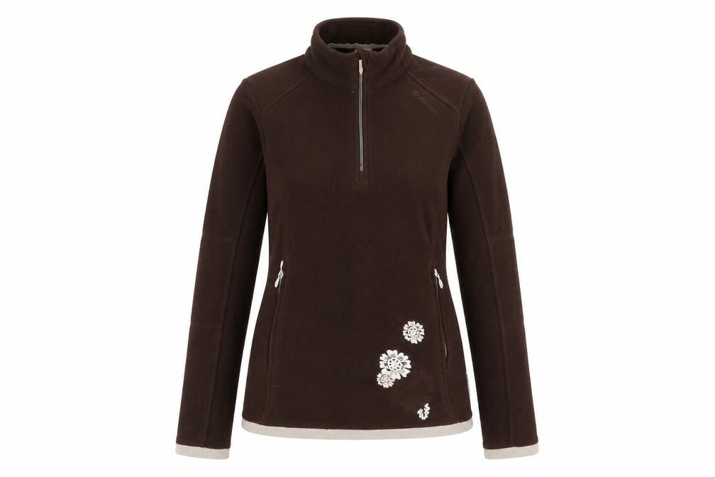 Front view of Decathlon women’s brown jumper, size XS