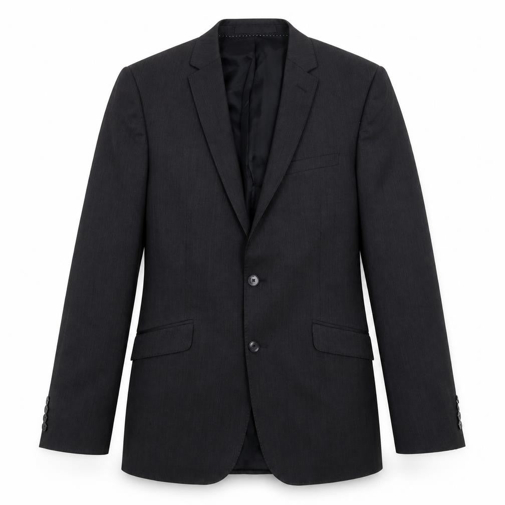 Front view of John Lewis men’s grey jacket suit jacket, size 38