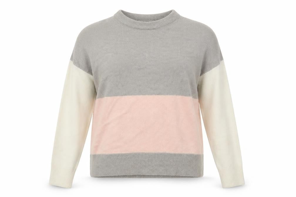 Nutmeg Womens Multicoloured Striped  Pullover Jumper Size 12