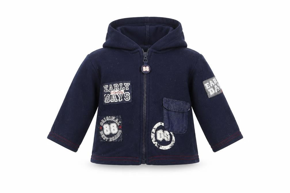 Earlydays Boys Blue   Full Zip Jumper Size 6-9 Months  - hoodie