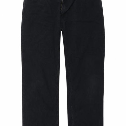 M&Co Womens Black   Straight Jeans Size 40 in L31 in