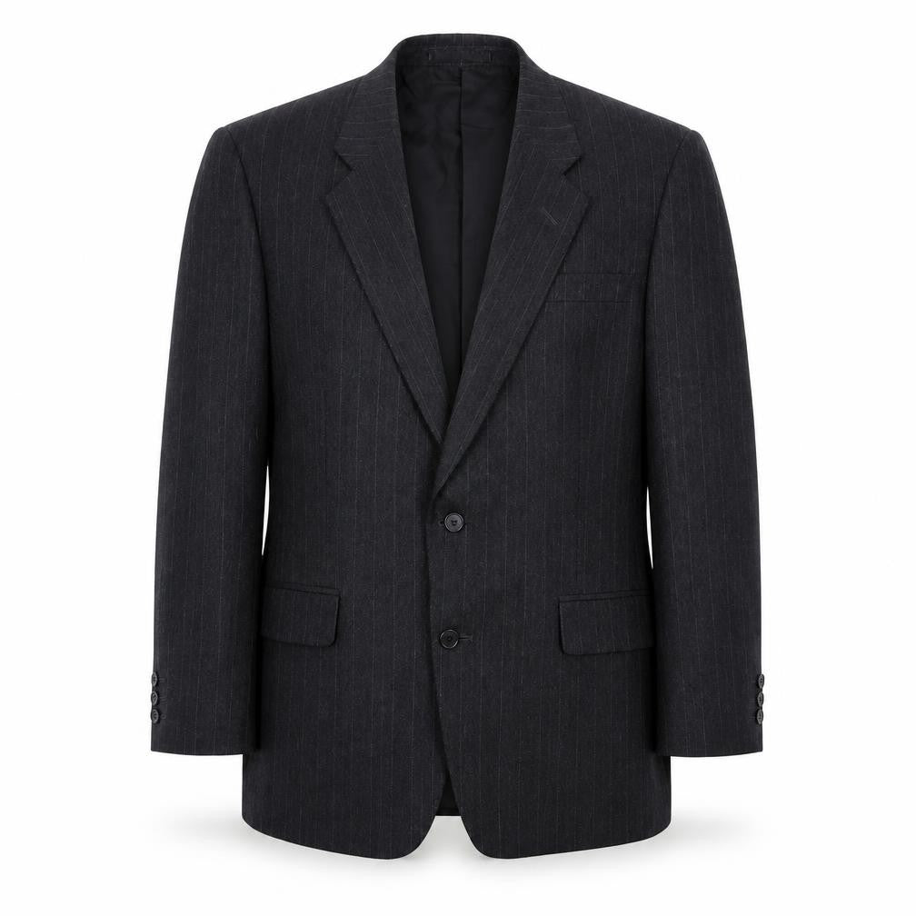 Front view of Preworn men’s grey jacket blazer, size 44