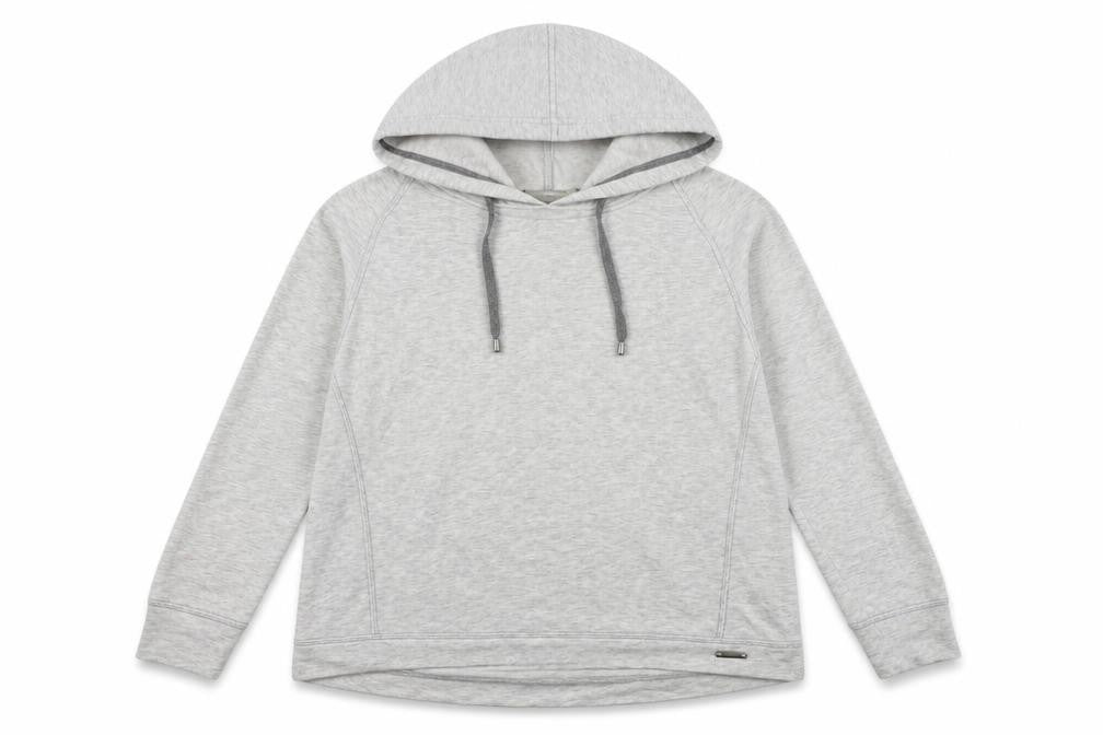 Front view of George women’s grey pullover hoodie, size UK 14