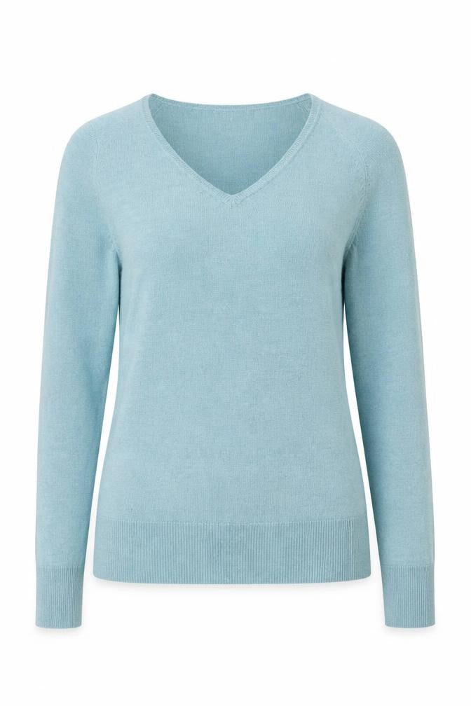Front view of George women’s green jumper, size UK 14