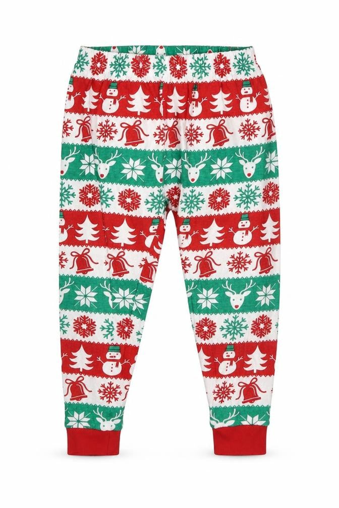 b&M Girls Green Geometric  Top Pyjama Pants Size 3-4 Years  - Elasticated Waist