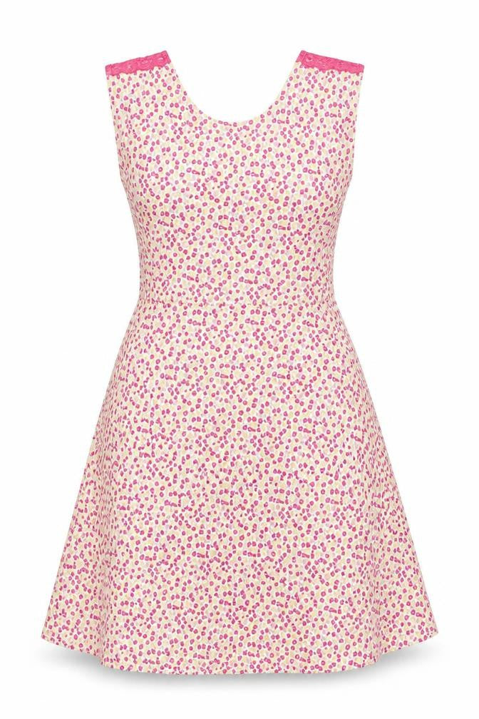 Me & You Womens Pink Floral  Fit & Flare  Size 8
