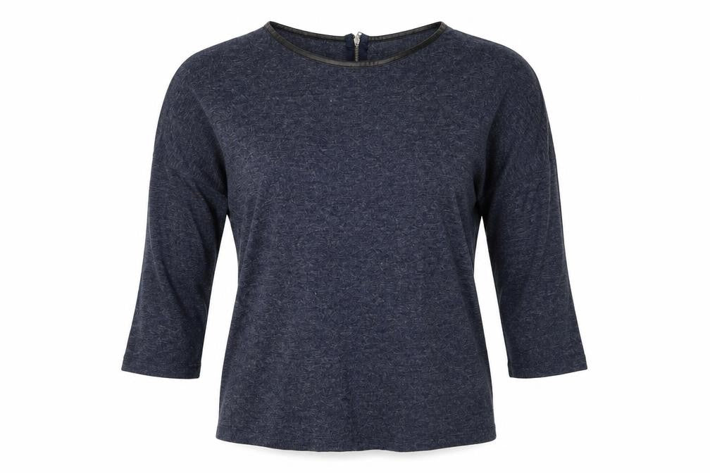 Front view of Atmosphere women’s grey basic blouse, size UK 6