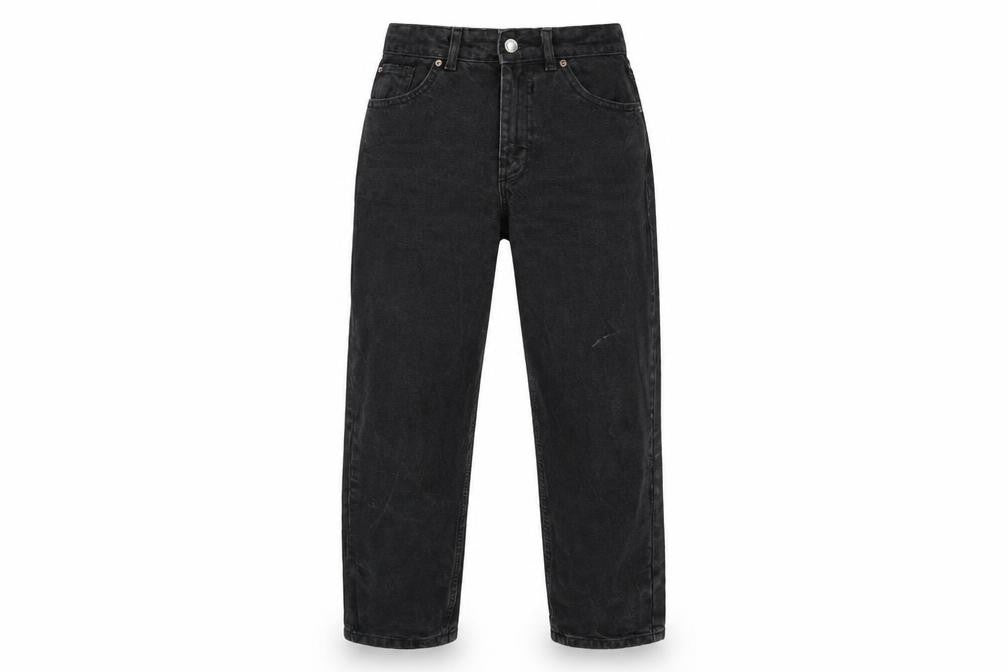 Denim & Co. Womens Black   Mom Jeans Size 10 L26 in