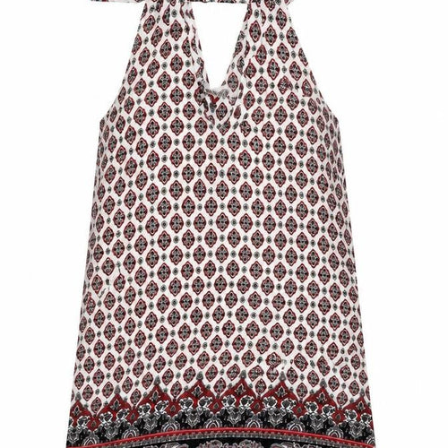 Lola May Womens Black Floral  A-Line  Size 8  - Tie Neck