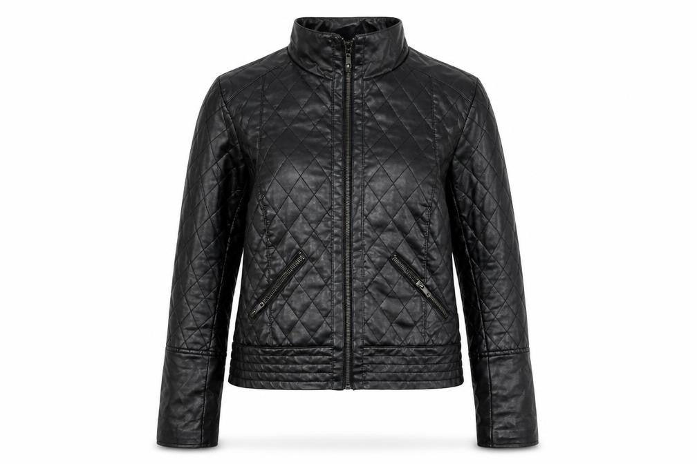 Front view of Atmosphere women’s black jacket, size UK 10