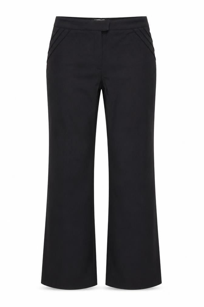 Front view of Klass women’s grey trousers, size UK 12, 29-inch leg