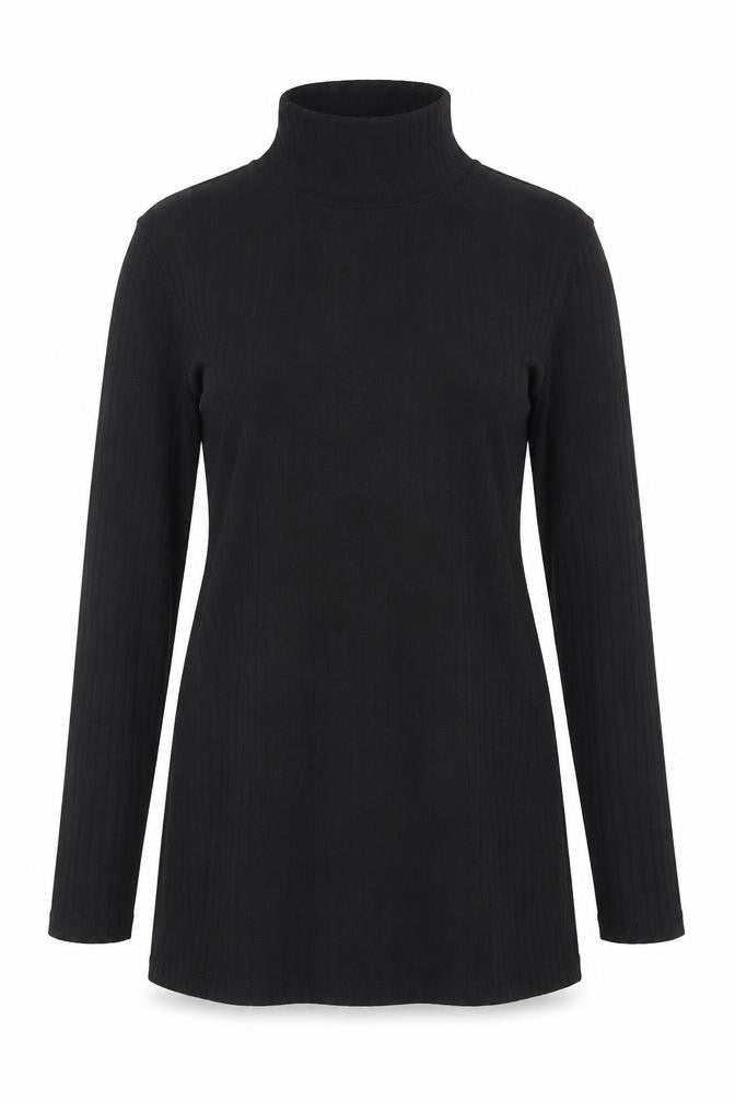 Front view of Principles women’s black basic t-shirt, size UK 12