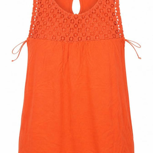 F&F Womens Orange   Camisole T-Shirt Size 8