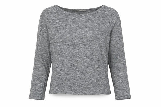 Front view of Primark women’s grey basic blouse, size UK 12