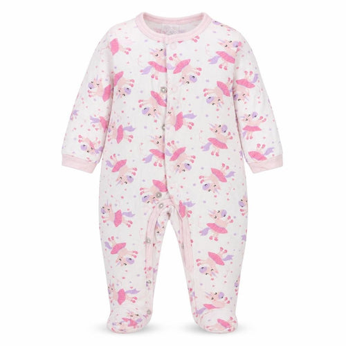 Unicorn Girls White Animal Print  Romper One-Piece Size 3-6 Months  - Unicorn