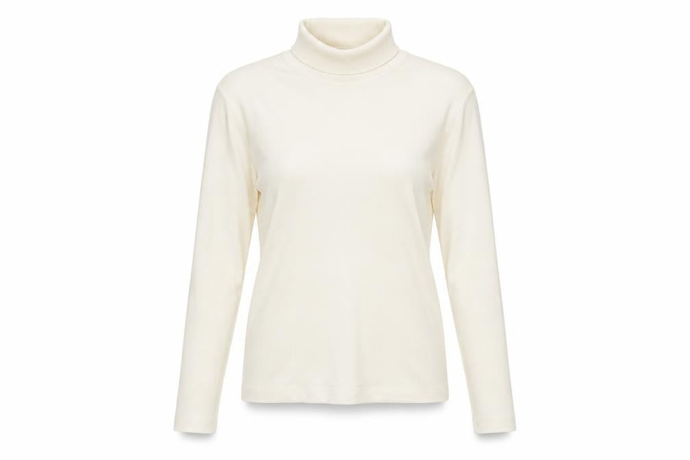 Front view of Primark women’s white knit jumper, size UK 12