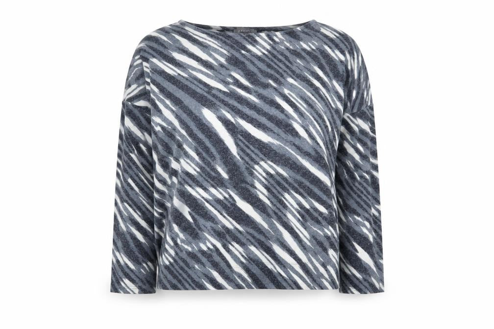 Front view of Principles women’s multicoloured animal print basic t-shirt, size UK 18