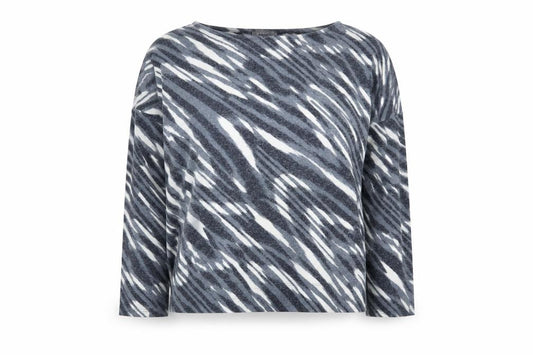 Front view of Principles women’s multicoloured animal print basic t-shirt, size UK 18