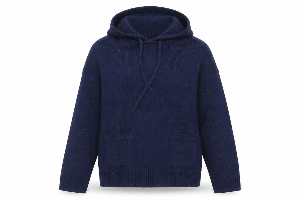Front view of Tu women’s blue jumper, size S