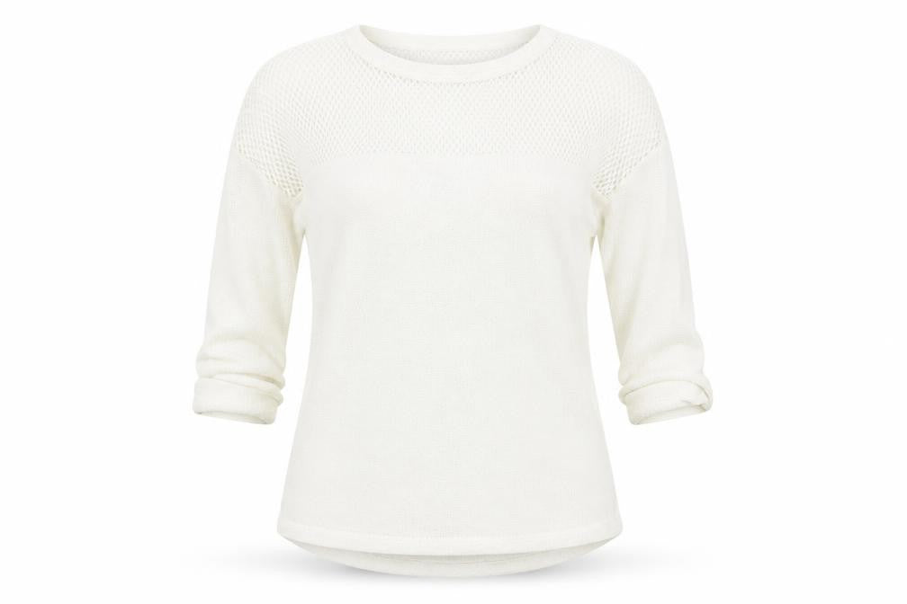 Front view of River Island women’s white basic t-shirt, size UK 6