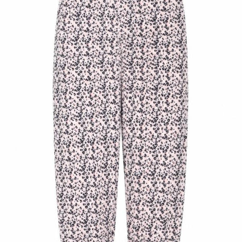 Love sleep Womens Pink Animal Print   Pyjama Pants Size 8