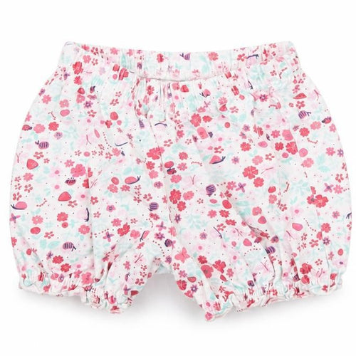 George Girls White Polka Dot   Sleep Shorts Size 0-3 Months