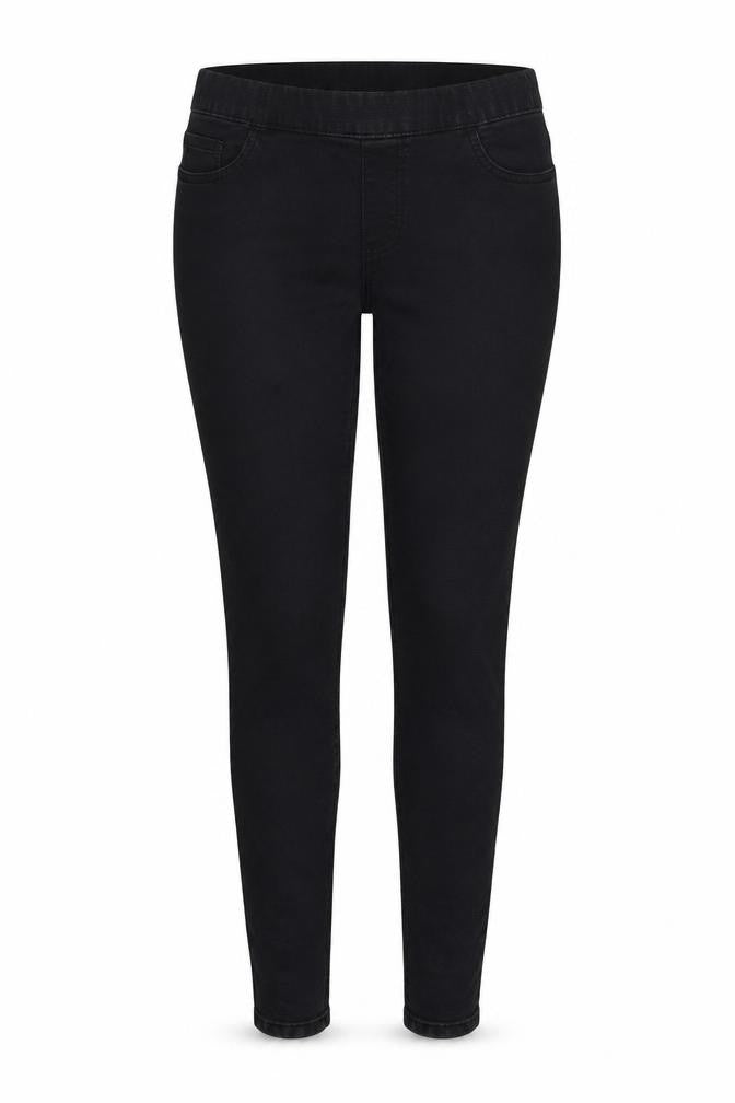 Papaya Womens Black   Jegging Trousers Size 8 L25 in
