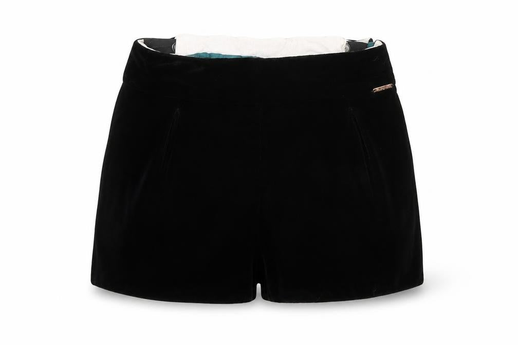 Marks and Spencer Girls Black   Cut-Off Shorts Size 6-7 Years