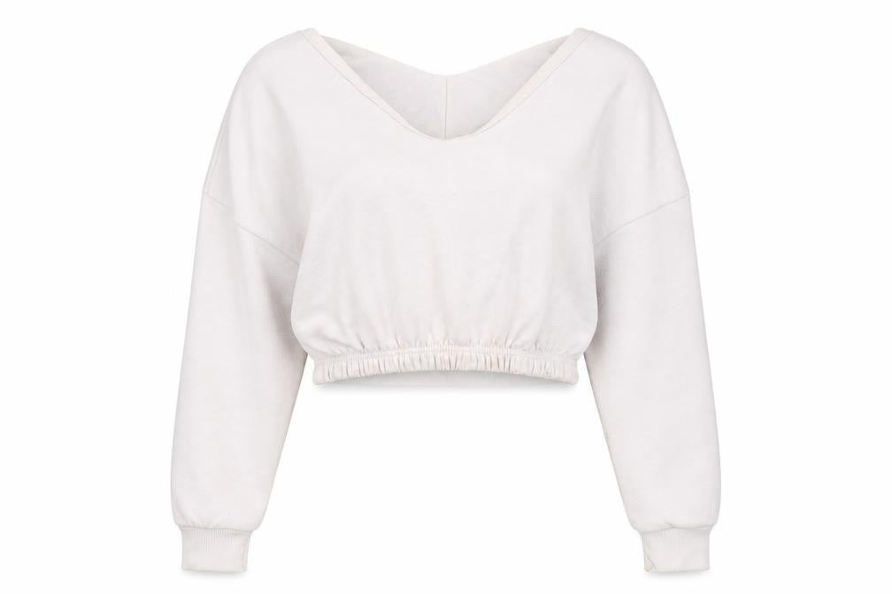 Front view of Boohoo women’s purple jumper, size S