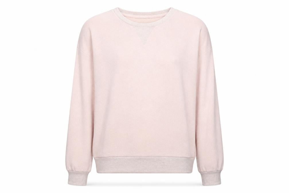 Front view of Tu women’s pink jumper, size UK 10
