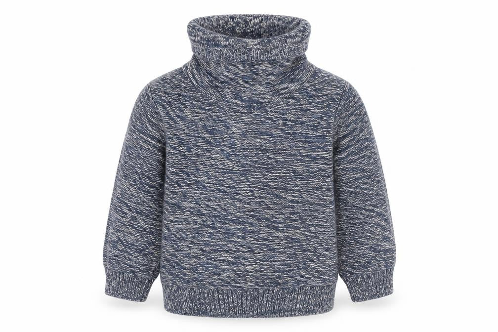 Front view of Next girls’ blue jumper, size 3, years