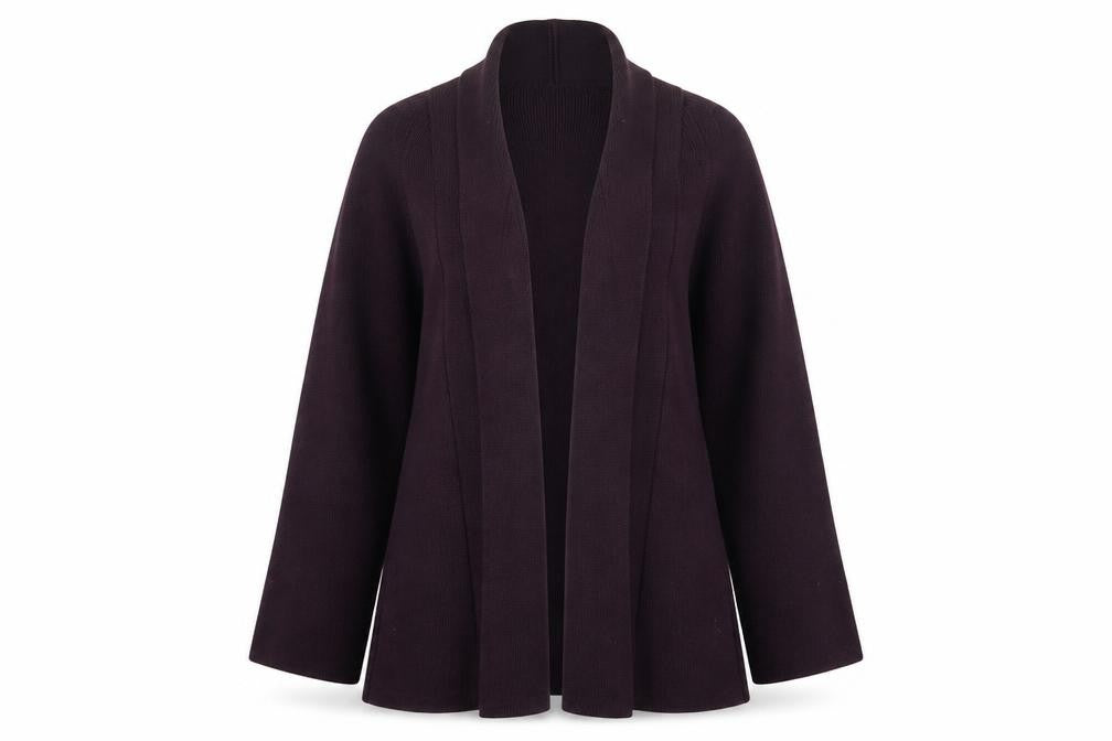 Aiain manoukian Womens Purple   Cardigan Jumper Size 2