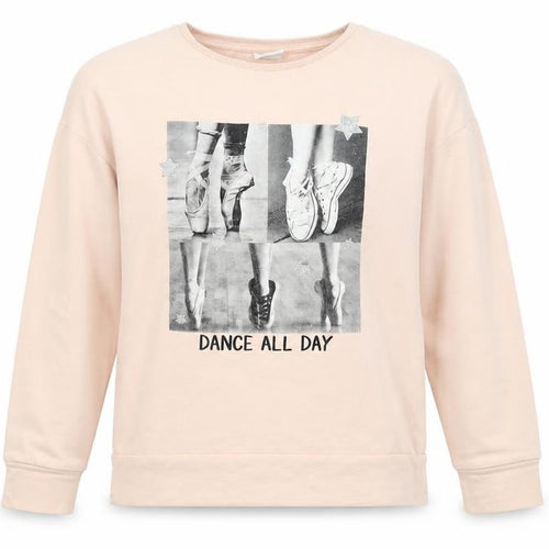 F&F Girls Pink   Pullover Sweatshirt Size 10-11 Years  - Dance All Day