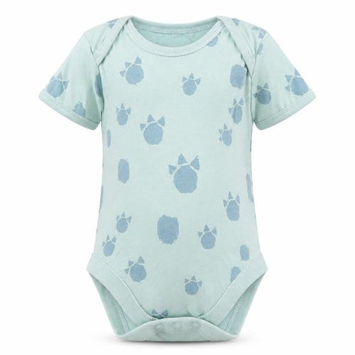 George Baby Blue Animal Print  Babygrow One-Piece Size 3-6 Months  - Dinosaur Print