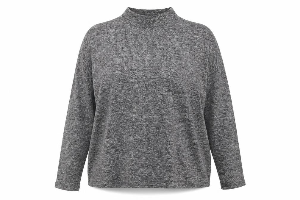 Front view of Divided by H&M women’s grey jumper, size L