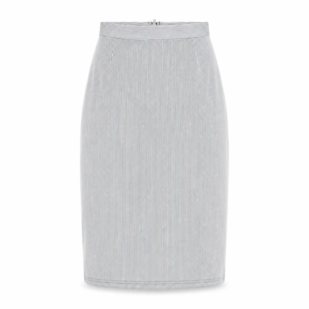 Topshop Womens White Striped  Pettiskirt Skirt Size 8