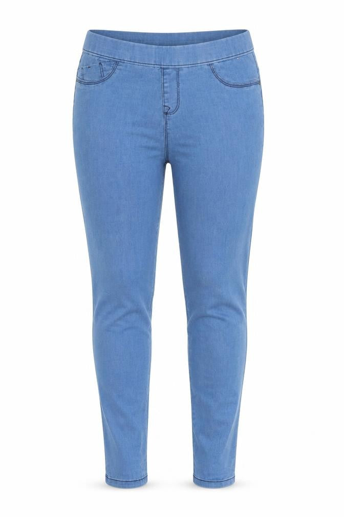 Denim Co Womens Blue   Jegging Trousers Size 12 L29 in