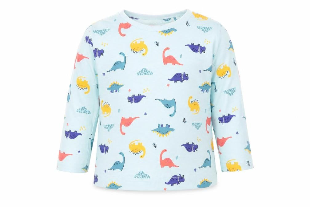 Preworn Girls Multicoloured   Top Pyjama Top Size 2-3 Years  - Dinosaurs