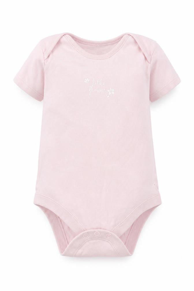F&F Girls Pink   Babygrow One-Piece Size 12-18 Months  - Little Flower