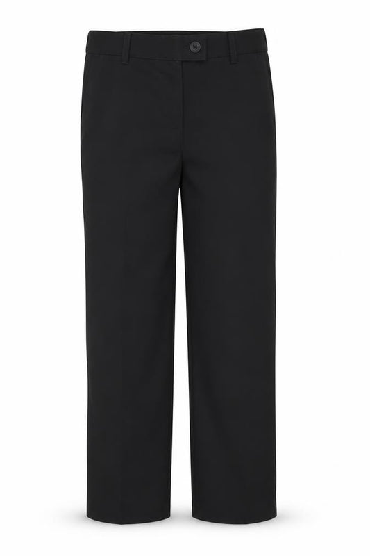 Front view of Marks & Spencer girls’ black dress pants trousers, size 9-10, years