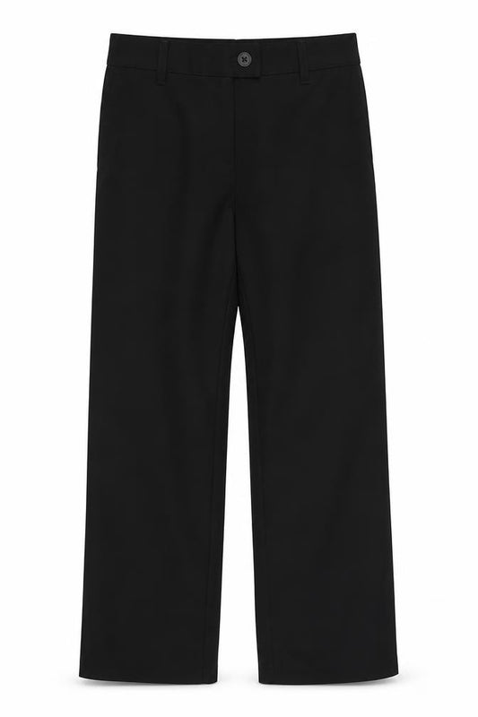Front view of Marks & Spencer girls’ black dress pants trousers, size 9-10, years