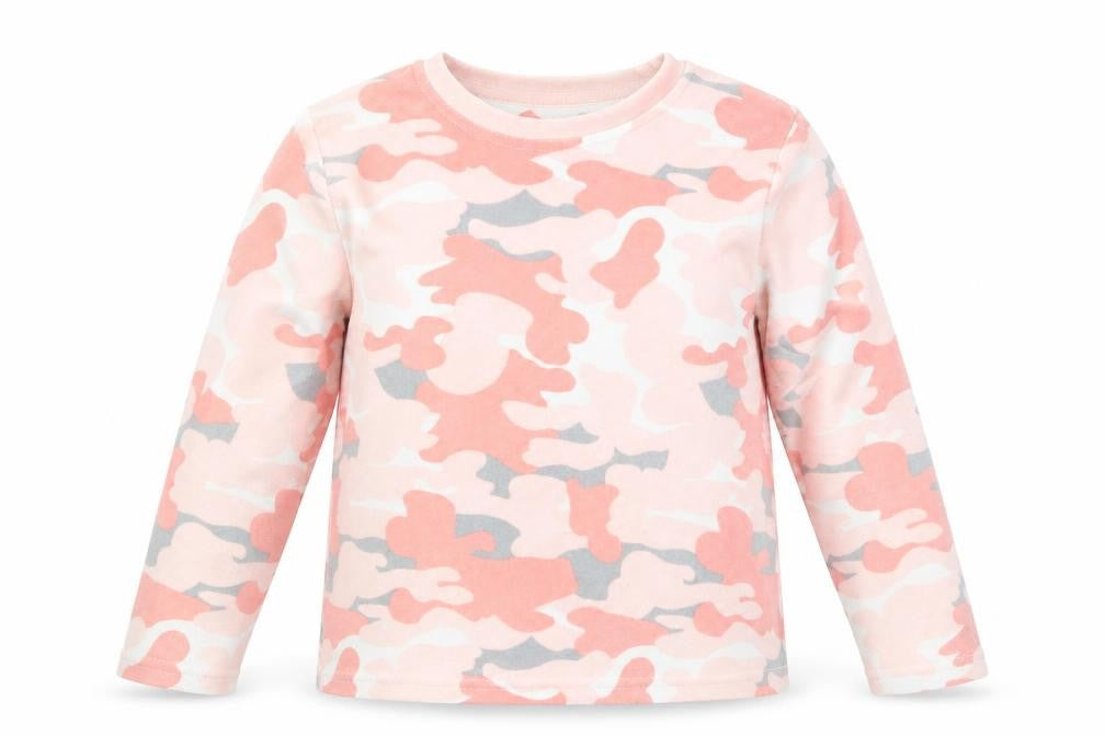 Primark Girls Pink Camouflage  Top Pyjama Top Size 7-8 Years