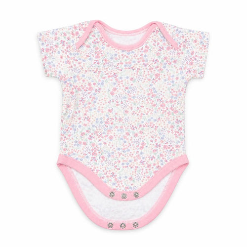 George Girls Pink Floral  Babygrow One-Piece Size 3-6 Months