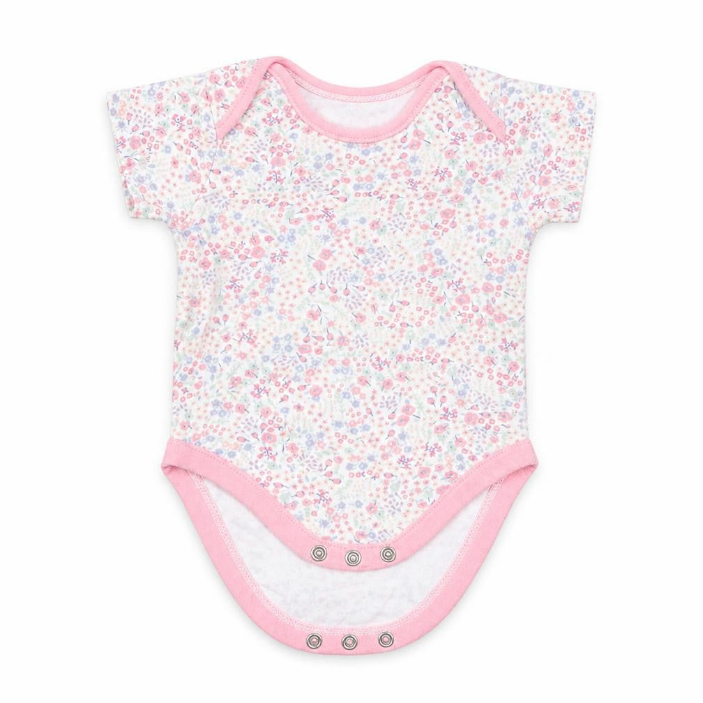 George Girls Pink Floral  Babygrow One-Piece Size 3-6 Months