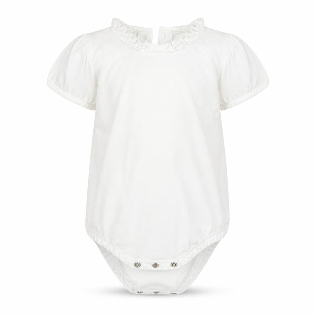 Matalan Girls White   Babygrow One-Piece Size 9-12 Months