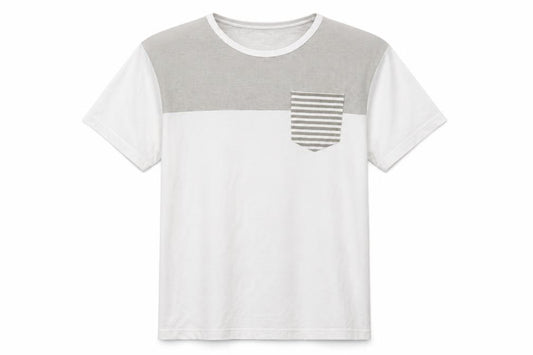 Front view of PRIDE & SOUL men’s white t-shirt, size M