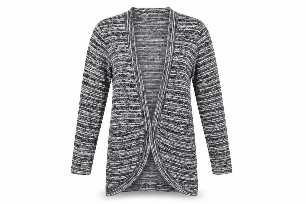 Papaya Womens Black  Knit Cardigan Jumper Size 12